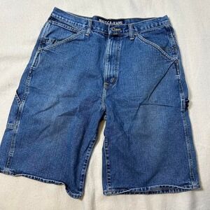 Nautica blue denim shorts #skater Carpenter‎ shorts waist 36